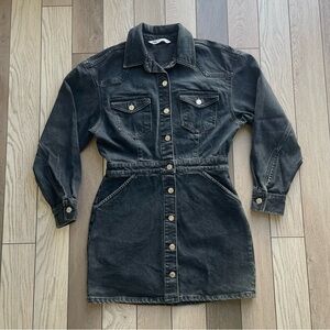 ZARA denim mini dress